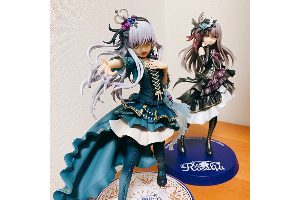 自身が演じる「Roselia（ロゼリア）」のフィギュアもお部屋に